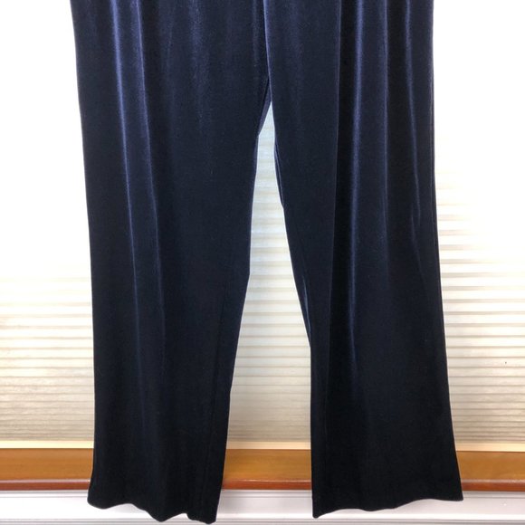 Vintage R & M Richards Petite High Waist Velvet Pants Quiet Luxury Comfy - Picture 12 of 16